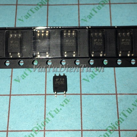 P155E TLP155E SOP5 Photo-IC optocoupler; Mã: TLP155E; Kiểu chân: dán 5 chân SOP-5; Xuất xứ: Hàng mới; Thương hiệu: TOSHIBA