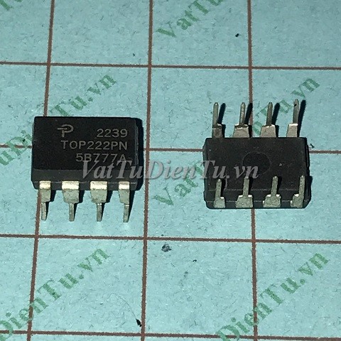 TOP222P TOP222PN DIP8 IC Nguồn Switching; Mã: TOP222PN; Kiểu chân: cắm DIP-8; Xuất xứ: Hàng mới