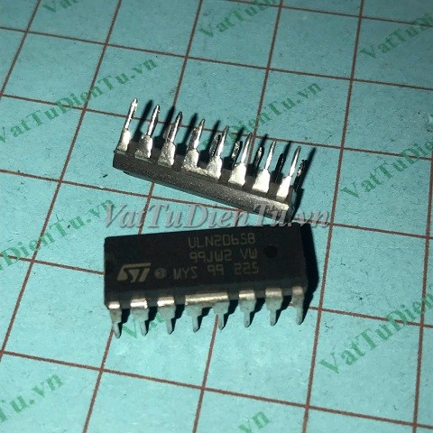 ULN2065B ULN2065 DIP16 IC Driver; Mã: ULN2065B; Kiểu chân: 16 chân cắm DIP-16; Xuất xứ: Hàng mới