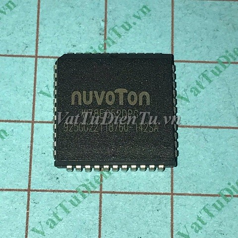 W78E052DPG PLCC44 IC; Mã: W78E052DPG; Kiểu chân: dán PLCC-44; Xuất xứ: Hàng mới