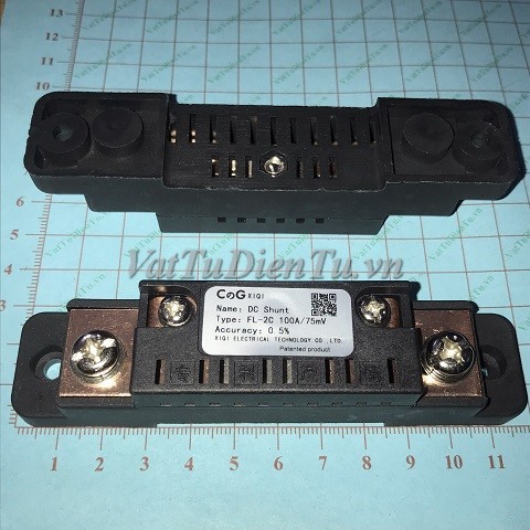 CG-FL-2C Điện trở Shunt đo dòng DC 100A 75mV; Mã: CG-FL-2C; Xuất xứ: Hàng mới
