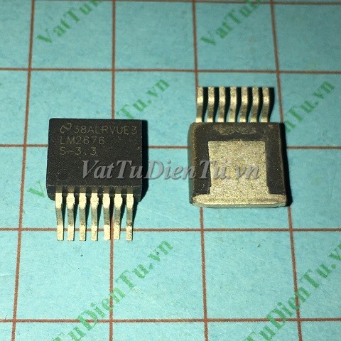 LM2676S-3.3 TO262 IC Nguồn 3.3V; Mã: LM2676S-3V3; Kiểu chân: dán TO-263; Xuất xứ: Hàng mới