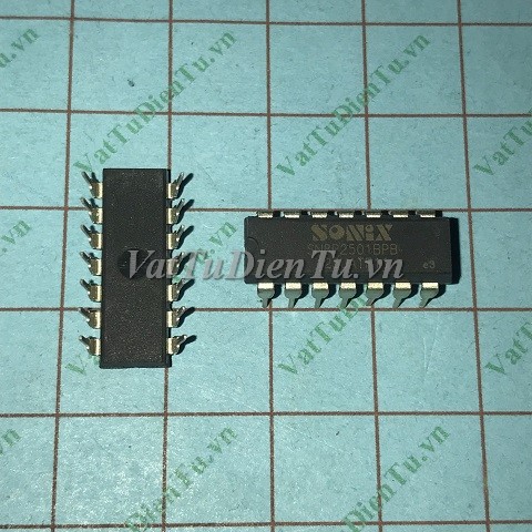 SN8P2501BPB DIP14 IC SONiX 8-Bit Micro-Controller; Mã: SN8P2501BPB; Kiểu chân: cắm DIP-14; Xuất xứ: Hàng mới