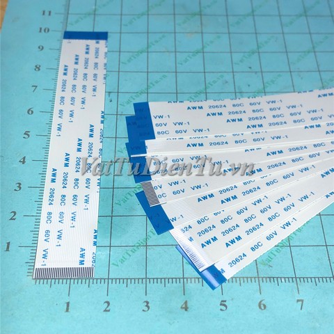 Cáp ngược FFC/FPC 31P 0.5mm dài 100mm; Mã: AWM-31-05-100-B; Số chân, pin (P): 31Pin