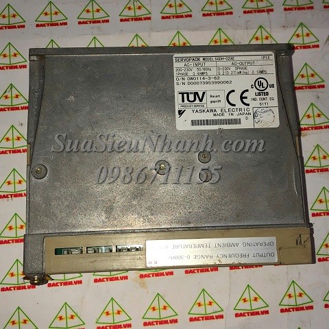 SGDH-02AE AC SERVO DRIVER 0.2kW YASKAWA (HTM); Mã: SGDH-02AE; Xuất xứ: Hàng tháo máy