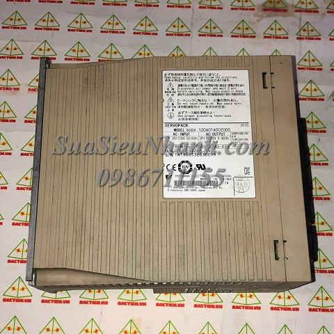 SGDV-120A01A002000 AC SERVO DRIVER 1.5kW YASKAWA (HTM); Mã: SGDV-120A01A002000; Xuất xứ: Hàng tháo máy