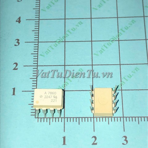 A7860 DIP8 Photo coupler; Mã: A7860; Kiểu chân: cắm DIP-8; Xuất xứ: Hàng mới
