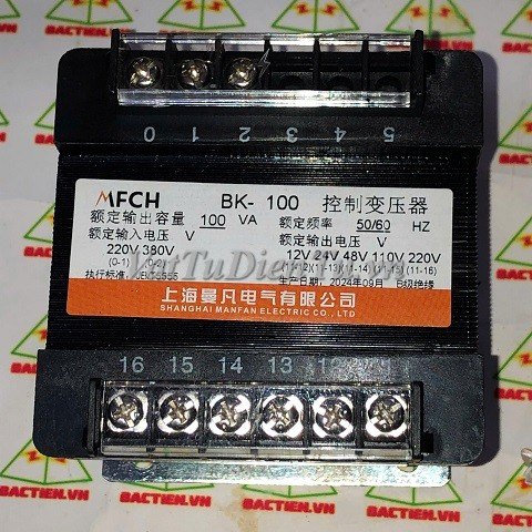 BK-100VA Biến áp vào 380V 220V ra 220V110V36V24V12V 100VA MFCH biến áp nhiều đầu ra đa năng hàng dây đồng 100% 84X81X90MM; Mã: BK-100VA; Thương hiệu: MFCH; Xuất xứ: Hàng mới; HTD: Biến áp 380V, biến áp vào 380V ra 220V, biến áp vào 380V ra 36V, biến áp vào 380V ra 24V, biến áp vào 380V ra 12V, biến áp vào 220V ra 220V, biến áp vào 220V ra 36V, biến áp vào 220V ra 24V, biến áp vào 220V ra 12V, biến áp 220V, biến áp 36V, biến áp 24V, biến áp 12V, biến áp ra 220V, biến áp ra 36V, biến áp ra 24V, biến áp ra 12V; Mã kho: BK-100VA-MFCH