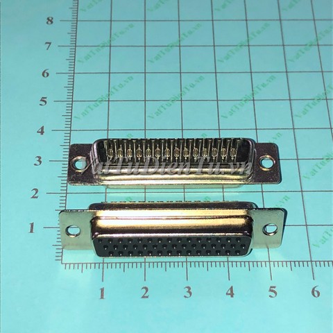 HDB44 DB44 cái thẳng 3 hàng chân, hàn dây, không vỏ nhựa, đầu cắm servo DELTA 44pin; Mã: DB44FS; Xuất xứ: Hàng mới