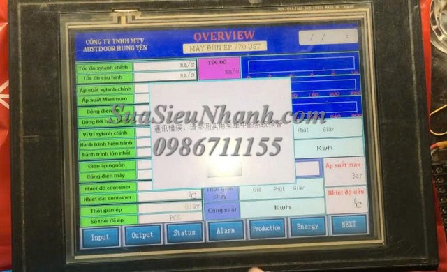 Sửa GRAPHIC OPERATION TERMINAL Mitsubishi GT2310-VTBA 007A Lỗi LCD Sửa chữa GRAPHIC OPERATION TERMINAL Mitsubishi Model: GT2310-VTBA Serial: 007A Lỗi LCD