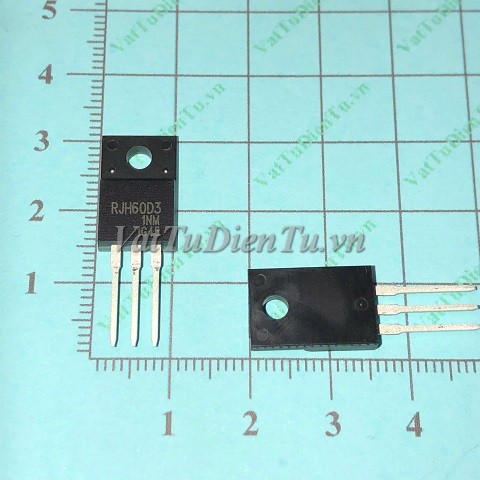 RJH60D3DPP RJH60D3 TO220F IGBT 35A 600V 30W; Mã: RJH60D3; Kiểu chân: cắm TO-220F; Thương hiệu: Renesas; Dùng cho: Vật tư máy chạy bộ, vật tư máy may; Xuất xứ: Hàng mới