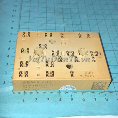SKiiP31NAC12T42 Module IGBT (HTM); Mã: SKiiP31NAC12T42; Xuất xứ: Hàng tháo máy; Thương hiệu: SEMIKRON