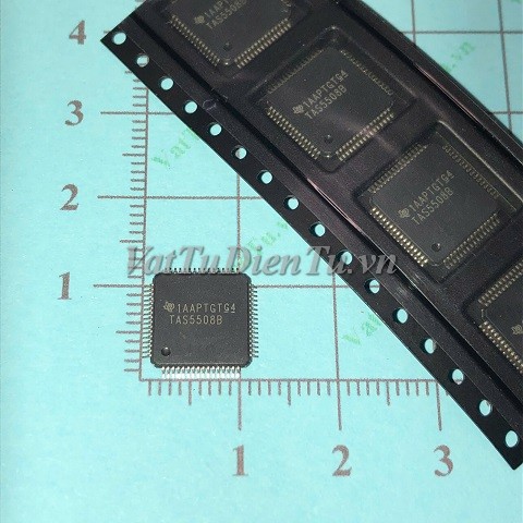 TAS5508B QFP64 IC 8-Channel Digital Audio PWM Processor; Mã: TAS5508B; Kiểu chân: 64 chân dán QFP-64; Xuất xứ: Hàng mới; Thương hiệu: TI