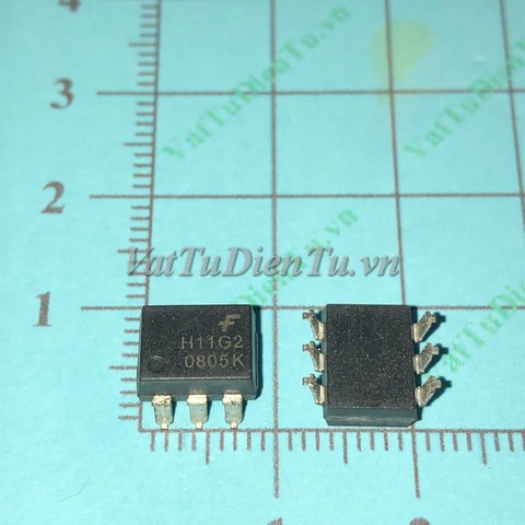 H11G2 DIP6 Photo coupler; Mã: H11G2; Kiểu chân: cắm 6 chân DIP-6; Xuất xứ: Hàng mới; Thương hiệu: Fairchild