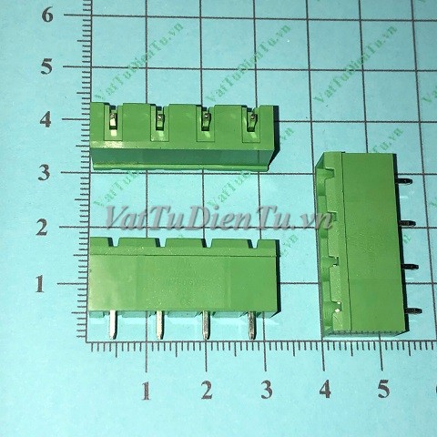 KF2EDG7.62-4P Connector Cầu đấu đầu cái 4 chân xanh thẳng 7.62mm; Mã: KF2EDG7.62-4P; Kiểu chân: cắm thẳng