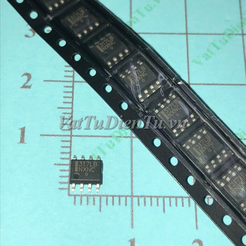 LM317 LM317LBDR SOP-8 IC Nguồn, 1.5A Adjustable Output Positive Voltage Regulator; Mã: LM317; Kiểu chân: dán 8 chân SOP-8; Xuất xứ: Hàng mới