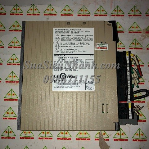 SGDV-R70A01A AC SERVO DRIVER 50W Yaskawa SERVOPACK (HTM); Mã: SGDV-R70A01A-TM; Xuất xứ:  Hàng tháo máy