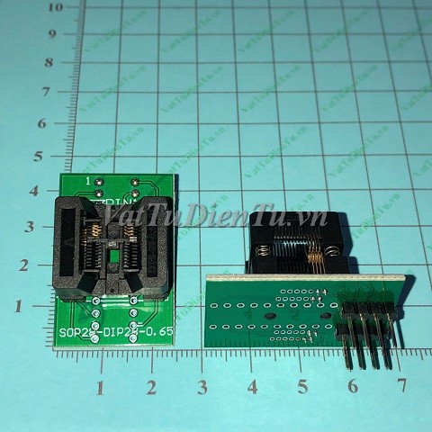 Đế kẹp chíp SOP28 to DIP28 SOP28-DIP28-0.65; Mã: SOP28-DIP28-065; Xuất xứ: Hàng mới