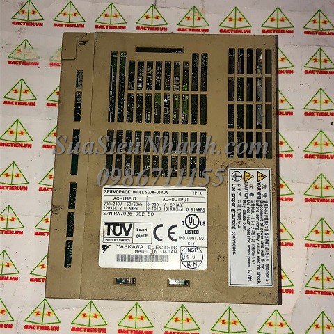 SGDM-01ADA AC SERVO DRIVER 0.1kW YASKAWA (HTM); Mã: SGDM-01ADA; Xuất xứ: Hàng tháo máy