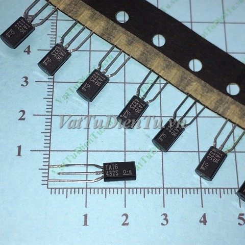 TA76432S TA76 TO92 1.26V Adjustable High-Precision Shunt Regulators; Mã: TA76432S; Kiểu chân: cắm TO-92; Xuất xứ: Hàng mới