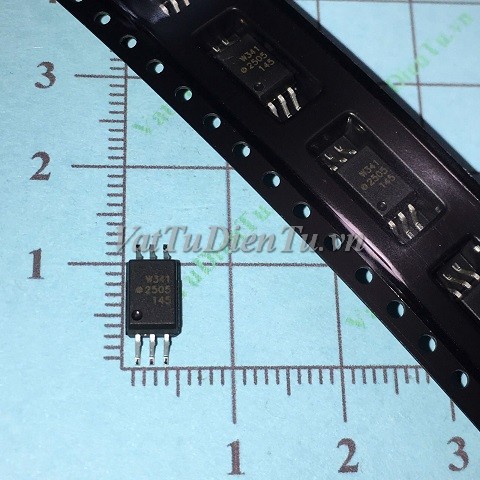 ACPL-W341-500E W341 SOP6 Photo coupler; Mã: W341; Kiểu chân: dán SOP-6; Xuất xứ: Hàng mới