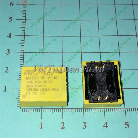 M4T32-BR12SH6 Pin Lithium PIN SNAPHAT SOIC PACKAGE REMOVABLE BATTERY AVOIDS HEAT; Mã: M4T32-BR12SH6