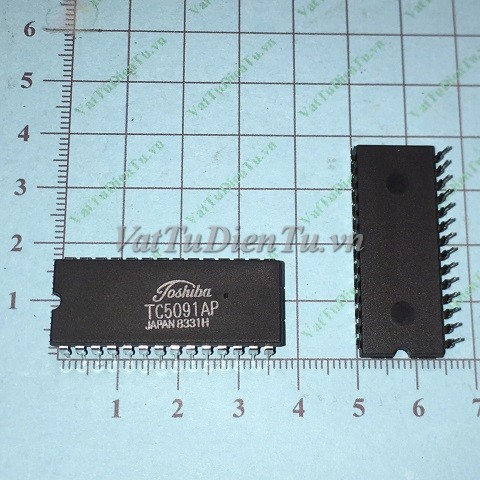 TC5091AP DIP28 IC; Mã: TC5091AP; Kiểu chân: 28 chân cắm DIP-28; Xuất xứ: Hàng mới