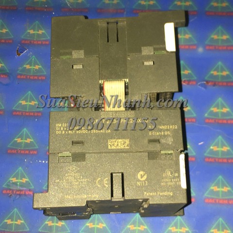 6ES7223-1PH22-0XA0 PLC SIEMENS EM 223 DC/RELAY; Mã: 6ES7223-1PH22-0XA0; Xuất xứ: Hàng tháo máy