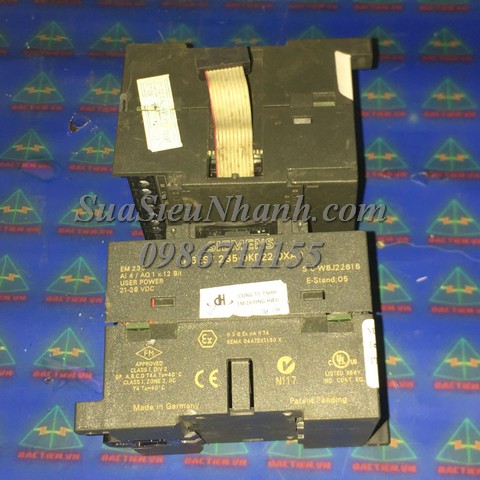  6ES7235-0KD22-0XA0 PLC SIEMENS EM235 AI4/AQ1 x 12Bit; Mã: 6ES7235-0KD22-0XA0; Xuất xứ: Hàng tháo máy