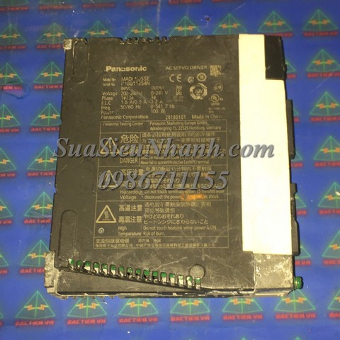 MADLN05SE AC SERVO DRIVER 100W Panasonic; Mã: MADLN05SE; Xuất xứ: Hàng tháo máy