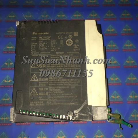 MBDLN25NE AC SERVO DRIVER 400W Panasonic; Mã: MBDLN25NE; Xuất xứ: Hàng tháo máy