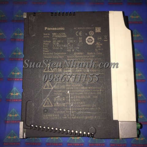 MBDLN25NL 046N AC SERVO DRIVER 400W Panasonic; Mã: MBDLN25NL; Xuất xứ: Hàng tháo máy  