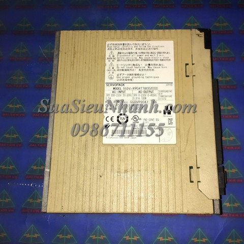 AC SERVO DRIVER YASKAWA 100W SGDV-R90A11B002000; Mã: SGDV-R90A11B002000; Xuất xú: Hàng tháo máy
