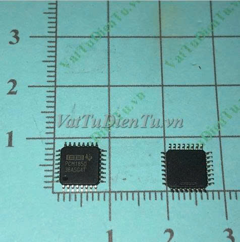 PCM1850APJTR PCM1850 QFP32 IC; Mã: PCM1850; Kiểu chân: dán QFP-32; Xuất xứ: Hàng mới