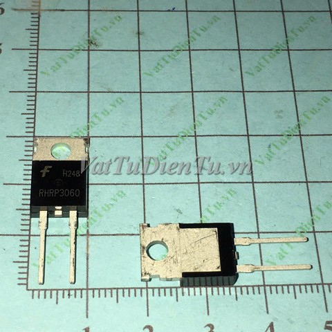 RHRP3060 TO220 Hyperfast Diodes 30A 600V; Mã: RHRP3060; Kiểu chân: cắm TO-220; Xuất xứ: Hàng mới; Mã kho: RHRP3060-691