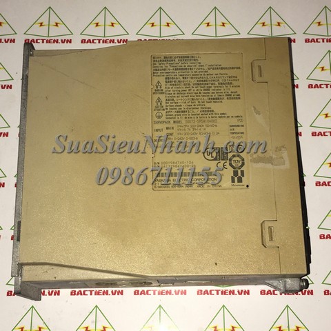 SGD7S-5R5A10A002 AC SERVO DRIVER YASKAWA 750W (HTM); Mã: SGD7S-5R5A10A002; Xuất xứ: Hàng tháo máy