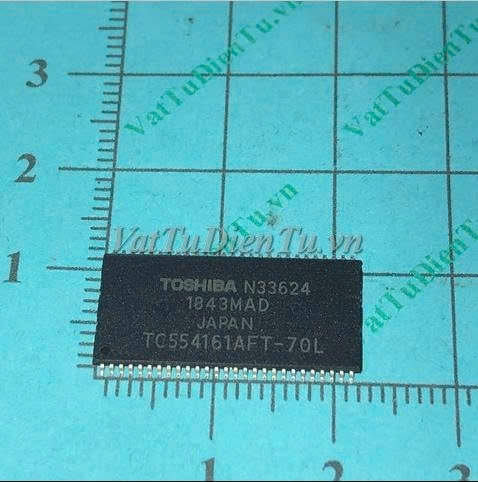 TC554161AFT-70L TSSOP54 IC; Mã: TC554161AFT-70L; Kiểu chân: 54 chân dán TSSOP-54; Xuất xứ: Hàng mới; Thương hiệu: TOSHIBA