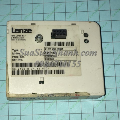 2102IBCV001 0338 Modul truyền thông Biến tần Lenze LECOM-A/B (HTM); Mã: 2102IBCV001; Xuất xứ: Hàng tháo máy