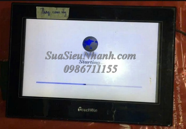 Sửa Màn hình cảm ứng HMI TouchWin TGA63-MT 0834 Lỗi cảm ứng Sửa chữa Màn hình cảm ứng HMI TouchWin Model: TGA63-MT Serial: 0834 Lỗi cảm ứng