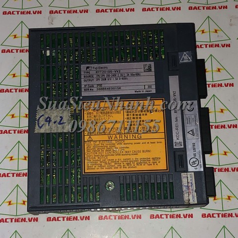 RYT201D5-VV2 015K AC SERVO DRIVER Fuji 200W; Mã: RYT201D5-VV2; Xuất xứ: Hàng tháo máy