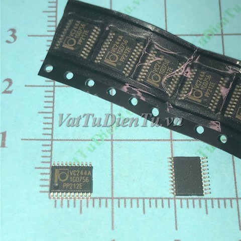 VC244A SN74LVC244APWR LC244A TSSOP20 5.72mm IC Driver Octal buffer/line driver 3-state; Mã: LVC244A_TSSOP20; Kiểu chân: dán TSSOP20 5.72mm; Thương hiệu: TI