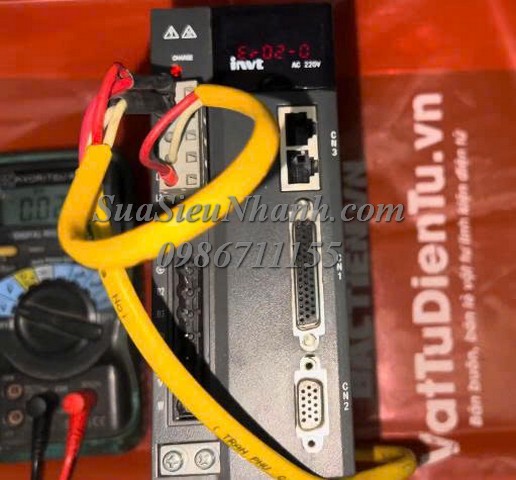 Sửa AC SERVO DRIVER INVT 1.5kW SV-DA200-1R5-2-E0 3865 Lỗi chập đầu vào, chập công suất Sửa chữa AC SERVO DRIVER INVT 1.5kW Model: SV-DA200-1R5-2-E0 Serial: 3865 Lỗi chập đầu vào, chập công suất