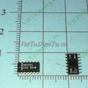 MAX491CSD SOP14 IC Truyền thông RS485; Mã: MAX491CSD; Kiểu chân: dán SOP-14; Xuất xứ: Hàng mới