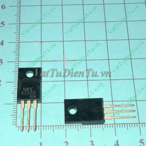 2SK2358 K2358 TO220F N MOSFET 6A 500V; Mã: K2358; Kiểu chân: cắm TO-220F; Xuất xứ: Hàng mới; Thương hiệu: NEC