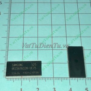 K4S561632H-UC75 K4S561632 SSOP54 IC Nhớ; Mã: K4S561632H-UC75; Kiểu chân: 54 chân dán SSOP-54; Xuất xứ: Hàng mới