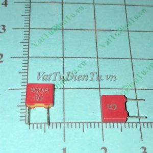 Tụ MKS2 0.1uF 100V 104 WIMA 5MM; Mã: MKS2-0U1F100V; Kiểu chân: cắm; Khoảng cách bước chân: 5MM; Xuất xứ: Hàng mới