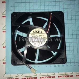 12038VA-24M-CL Quạt tản nhiệt 24V 0.3A 120x120x38mm NMB 3 dây; Mã: 12038VA-24M-CL; Thương hiệu: NMB; Xuất xứ: Hàng mới