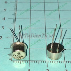 2N2219A TO39 NPN Transistor 8A 40V; Mã: 2N2219A; Kiểu chân: cắm 3 chân TO-39; Xuất xứ: Hàng mới; Thương hiệu: ST