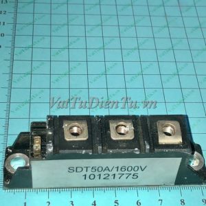 STD50A/1600V Module Thyristor SCR 50A 1600V (HTM); Mã: STD50A/1600V; Kiểu chân: Module bắt vít; Xuất xứ: Hàng tháo máy; Hàng tương đương: STD50A 1600V, SCR Module 50A 1600V, Thyristor Module 50A 1600V
