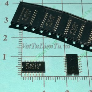 TC74VHC14F VHC14 SOP14 5.2MM IC Số; Mã: VHC14; Kiểu chân: dán SOP-14 5.2MM; Xuất xứ: Hàng mới; Thương hiệu: Fairchild